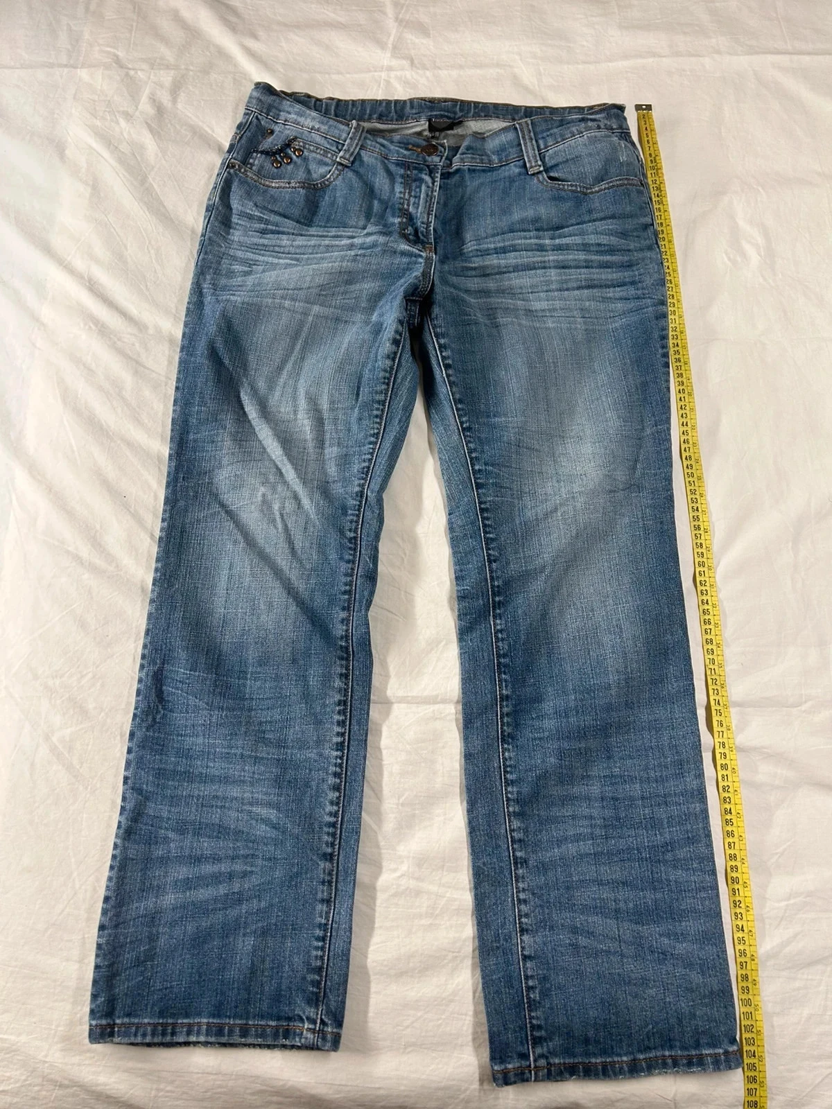 Jean droit bleu marine tadzo taille 48